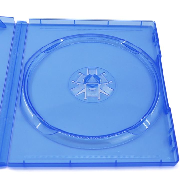 Blue CD Single Double Discs Storage Bracket Holder  Games Disk Cover for C