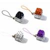 Polka Dot Finger Keyboard Caps DIY Keyboard Pinch Toy Relaxing Fidget Keychain