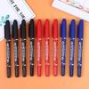 10Pcs Double-Tip Permanent Paint Marker Pens Ink For Plastic Wood Stone Metal Glass Doodling Marking Graffiti Art Set