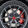 4Pcs Black Silver 56mm Car Wheel Center Caps Hub Cover For Tesla Model 3/Y/S/X Tesla Logo Hub Caps Wheel Hub Covers Accessories