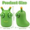 4 Pieces Stress Relief Toys, Worm Squeeze Toy, Grass Worm Squeeze Toy, Jumping Eye Squeeze Toys, Relieve Anxiety for Kids and Adults