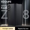 KOOLIFE Genuine Leather Flip Case for Samsung Galaxy Z Series