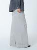 UNKNOWN PLANET Wide Flare Cotton Pants Gray