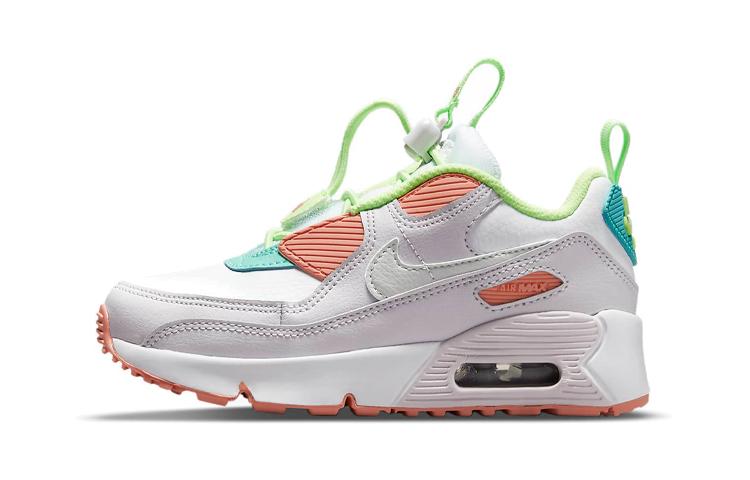 Nike Air Max 90 Toggle White Crimson Bliss PS CV0064-102 28