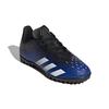 adidas Slip Resistant Cushioning Abrasion Resistant Low Top Kids' Soccer Shoes Blue Kids' FY0635