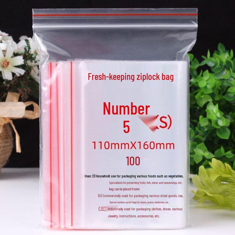 ZISIZ Food Fresh-keeping Self-Sealing Bags