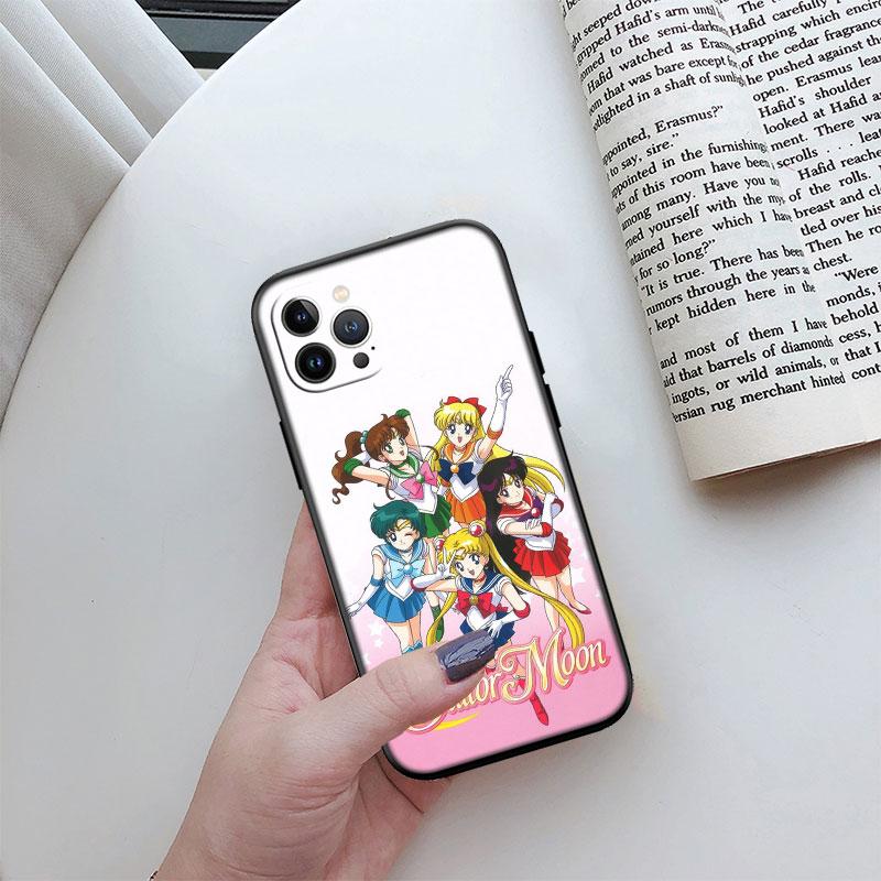 S-Sailors-wallpaper M-Moon Phone Case for Samsung Galaxy S20 S21 Ultra FE Plus A26 A30 A30S A31 A52 A42 A50 A50S