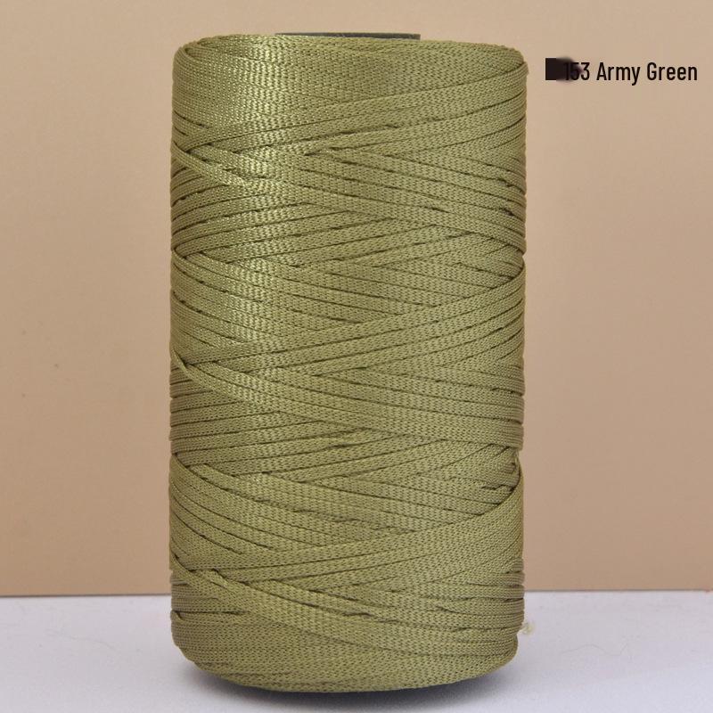 Hand-Woven Mercerized Cotton & Linen Ice Silk Yarn for DIY Crochet Bags, Hats, and Cushions