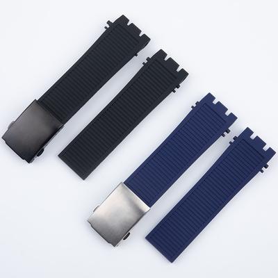 Soft Silicone Rubber Watchband For Tissot T-sport Racing T115.417 Moto GP Strap T115417 Men Sport Series Watch Band T115 Series