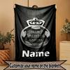 Custom Name Personalized Club Santos Laguna Print Blanket, Home Decor, Bedroom, Sofa, Camping, Couch, Gifts for Birthday Christmas