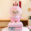 Cartoon Plush Toy & Air Conditioning Blanket - Cute Labbub 2-in-1 Pillow