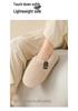 Women's Plush Cotton Non-Slip Indoor Slippers - Warm, Thick Fleece, Closed-Heel for Autumn & Winter, Men's Sizes Available.