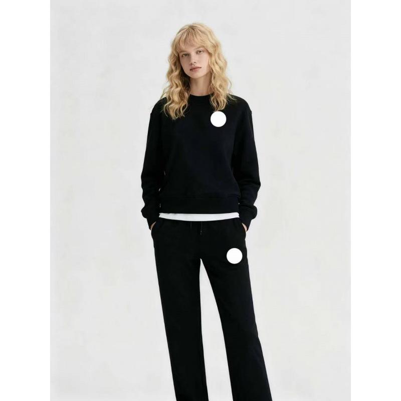 26 Styles 3D Reflective Letter Hoodie & Straight-Leg Pants Set - Comfortable Casual Wear