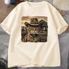 Cat Lover Casual Short Sleeve Tshirt Vintage Western Cowboy Cat Graphic T Shirts Unisex Cat Owner Country Western Casual Tee