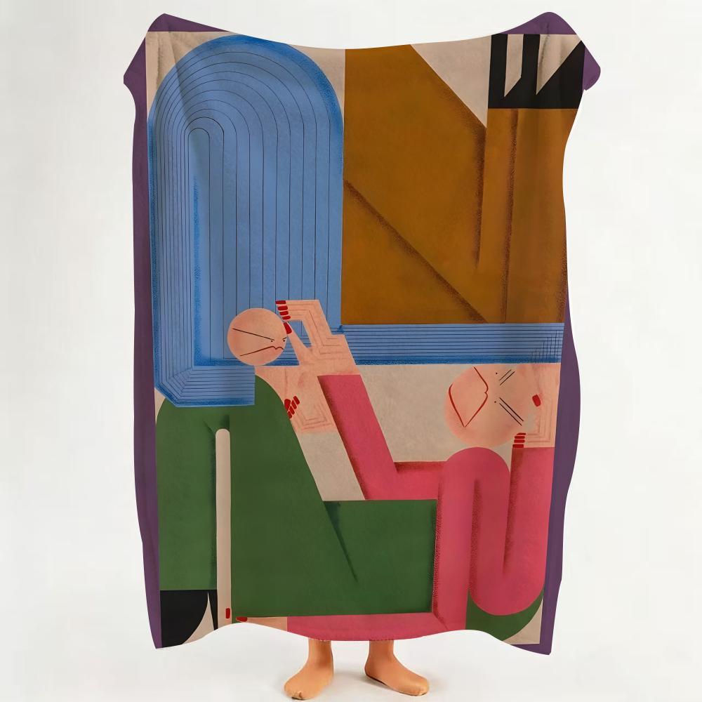 

Illustrator S Stefhany Y Lozano Throw Flannel Throw Blanket Suitable for Sofa Living Room Bedroom 75cmx90cm
