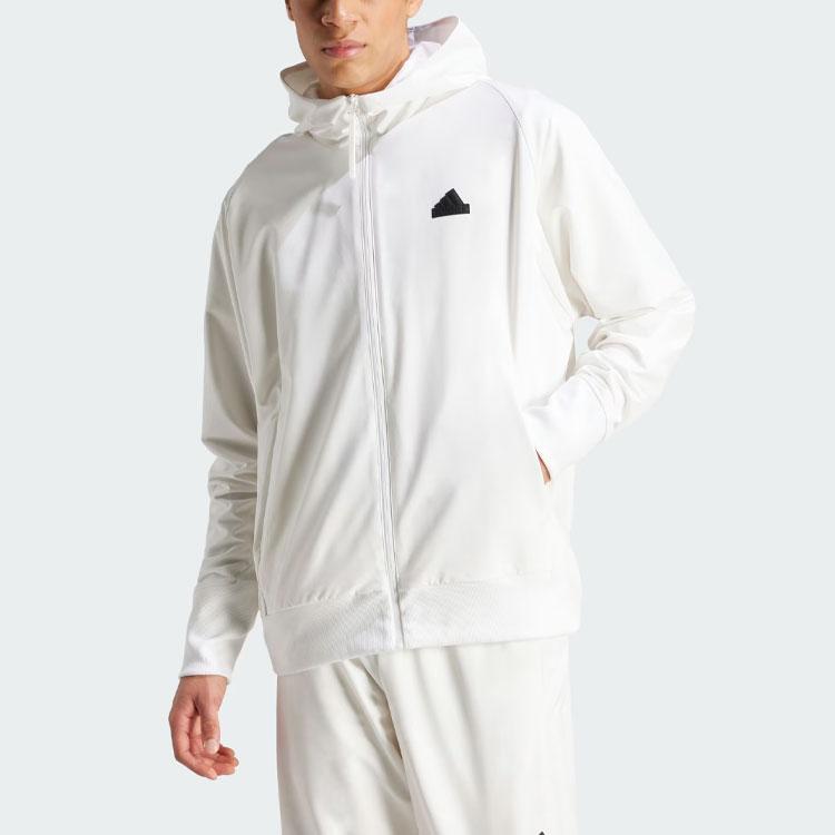 adidas Herren Messi Kapuzenjacke Weiß IN1843
