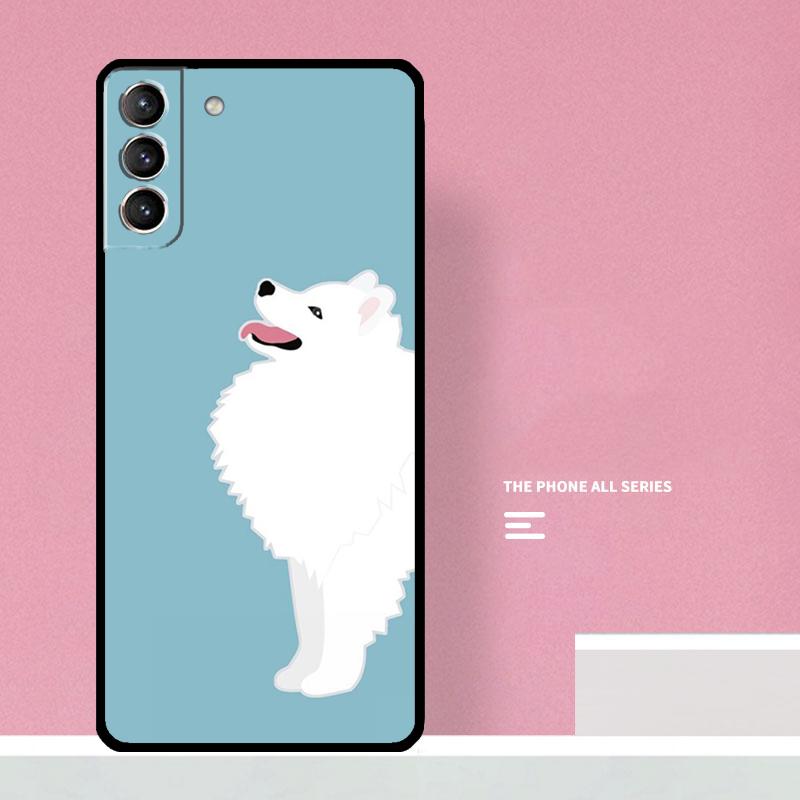Japanese Spitz Dog Phone Case For Samsung Galaxy S25 S26 Ultra S20 S21 S22 S23 S24 Plus S10 S25 FE Cover Coque