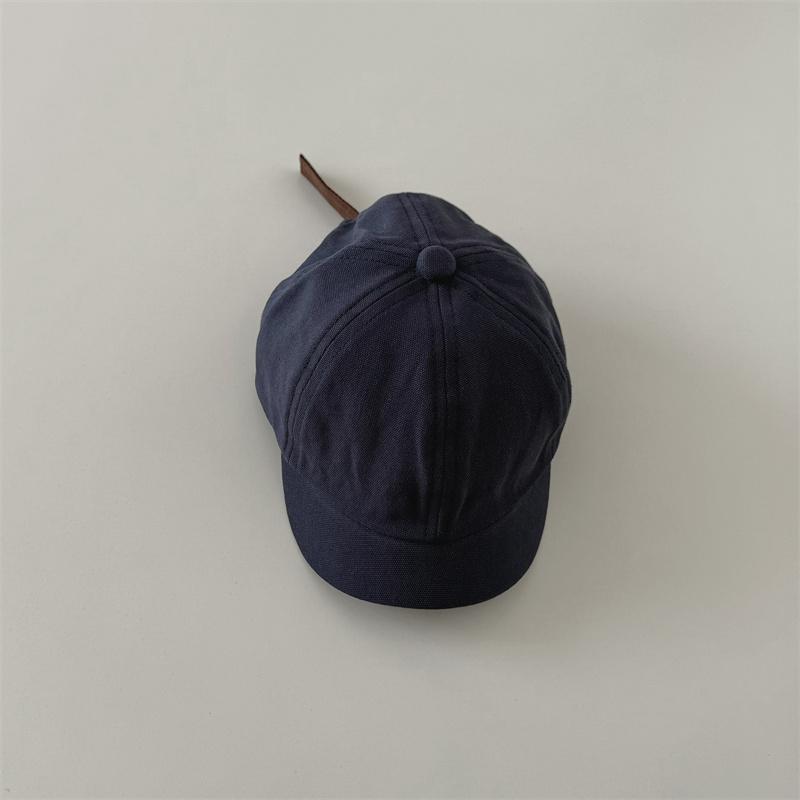 Children's Kids Baseball Cap for Girl Boy Spring Summer Baby Sun Hat Classic Solid Color Toddler Peaked Caps 6 Month -4 Years