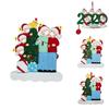 Durable 2020 Christmas Tree Ornament Quarantine Family Xmas Lockdown Decoration For Warm Holiday Vibes