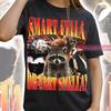 Smart Fella Or Fart Smella Funny Shirt, Skunk Raccoon Tshirt, Meme Humor T-shirt, Silly Joke T-shirt, Unisex Weird Tee