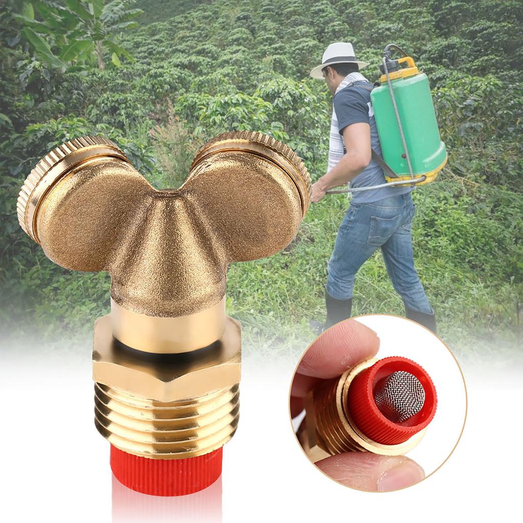 2pcs Brass Spray, Nozzle Agricultural Garden     pressure valve Misting Sprayers Accessories regulator gauges interruttore Sprinkler Irriga