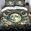 Moonlit Lotus Design Set Multiple Sizes Kid's And Adults' Bedroom Exquisite 3PC Bedding Set, Gift