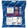 Disque fibre prisma x r782 expert bosch ø125 mm grain 36 - 5 pièces- 2608621808