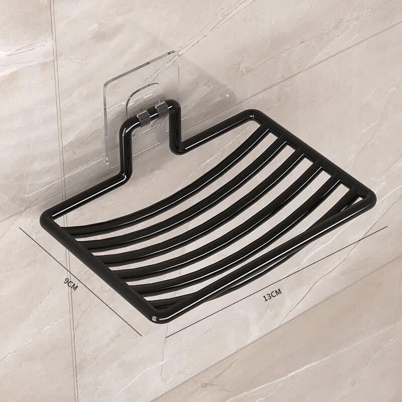 LIEI No-Drill Wall-Mounted Mesh Storage Shelf
