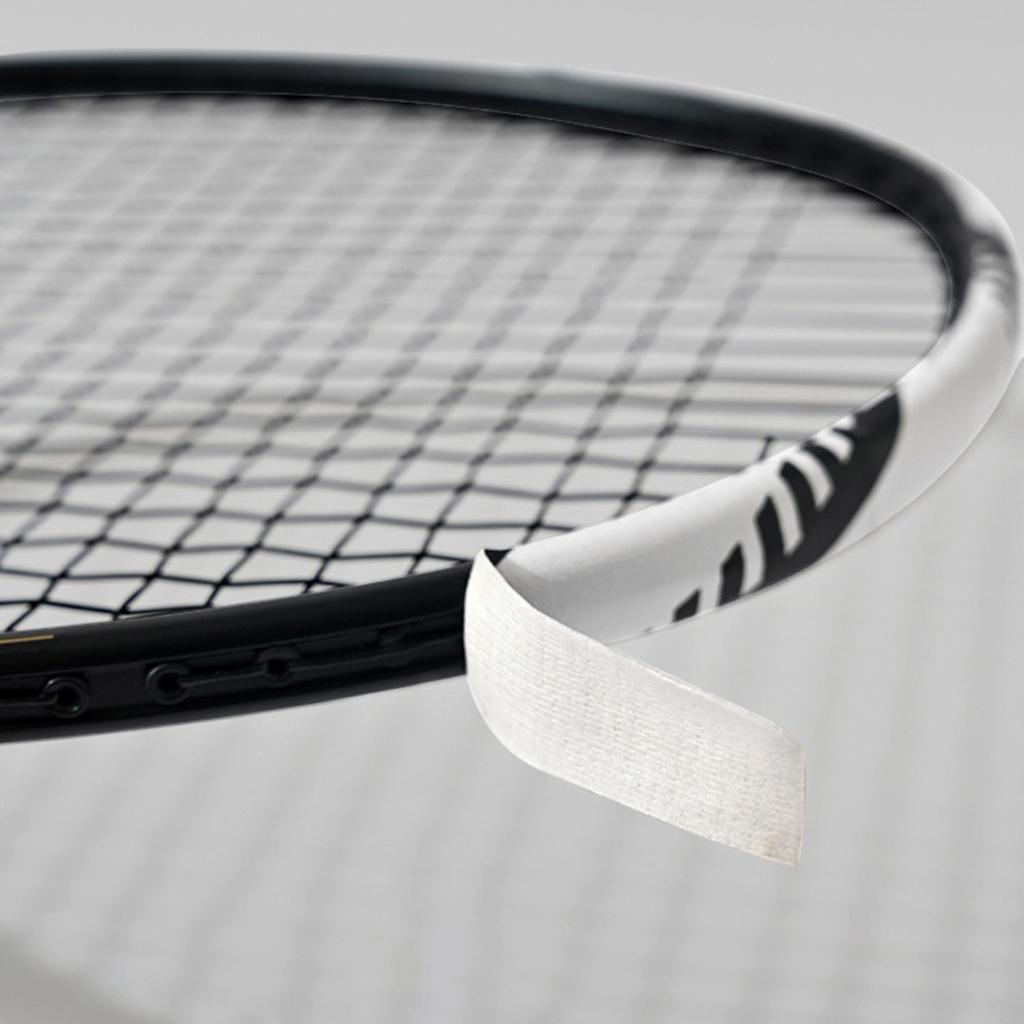 2Pcs Rackets Head Sticker Tennis Rackets Paddle Head Protections Tape Replacement Sports Racquet Head Edge Guard