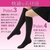 Nowest Compression Loose Sizes Suitable for Medical and Nurse Day and Night by Diet Women's Socks, Fit, 22-25cm, Use, Use, [Supervised Instructors]