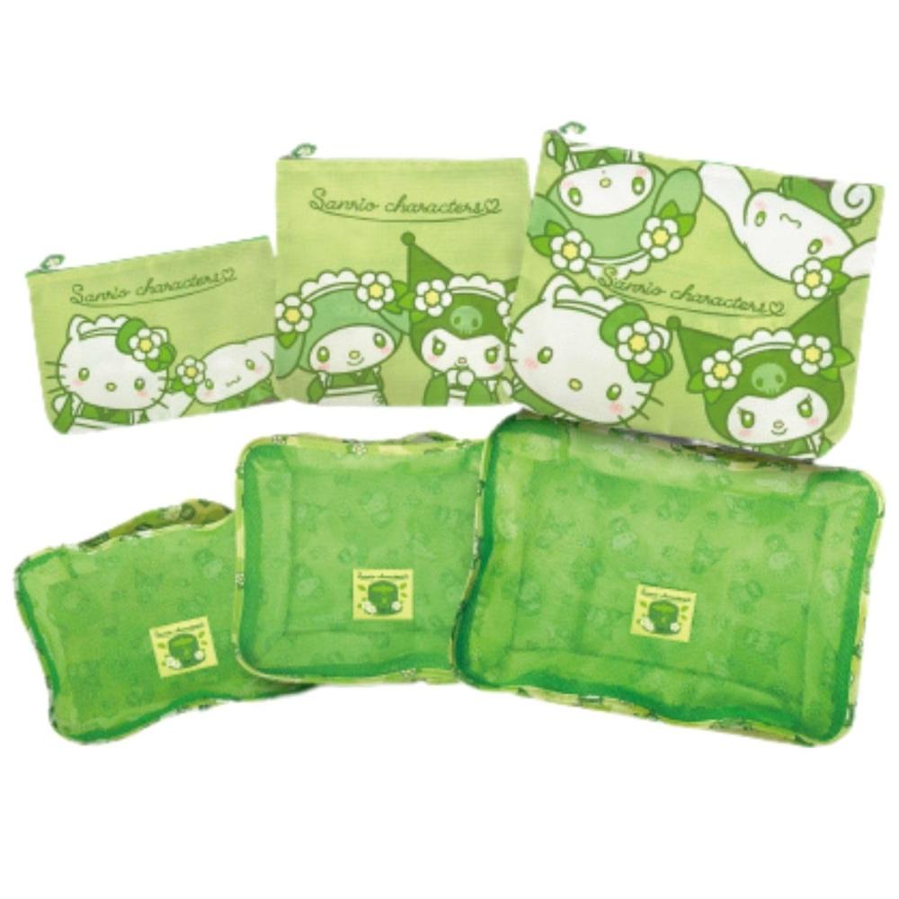 Hatayama Shoji Multi Storage 6 Piece Set Sanrio Character Matcha Characters Approx. W330xH370xD130mm (when folded) H100xW140mm 33203713