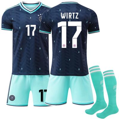 Soccer Uniform Set, Short Sleeve Football Jersey and Shorts Sportswear Kit for Training, Matches and Team Activities