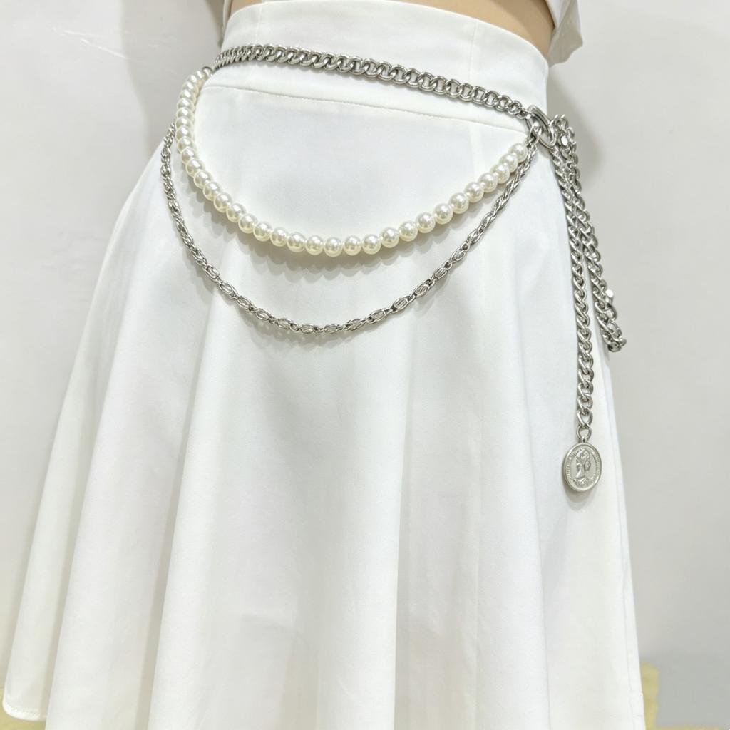 European and American Jewelry Fashion Waist Chain Women's Retro Style Pendant Chain Body Chain