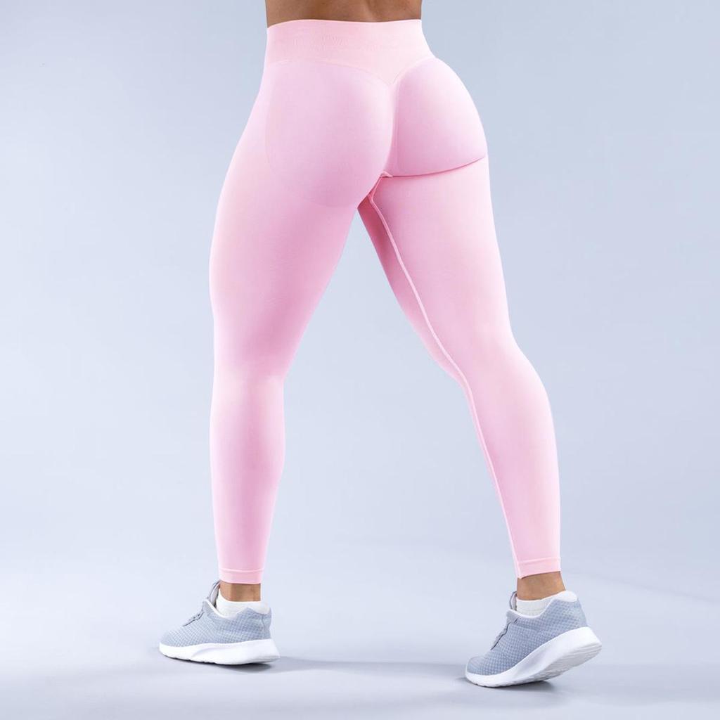 DFYNE Seamless High-Elastic Yoga & Running Pants: Quick-Drying, Hip-Lifting, Peach-Enhanced Fitness Wear.