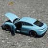 Welly 1/24 Porsche Taycan Turbo S Alloy Sports Car Model Diecasts Metal New Energy Vehicles Car Model Simulation Kids Toys Gifts