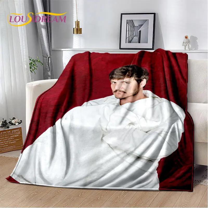 

3D Printed Jose Pedro Balmaceda Pascal photo Soft Plush Blanket,Flannel Blanket Throw Blanket for Living Room Bedroom Bed Sofa 75x90cm