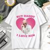Lustiges Ich Liebe Ihn Mr Pitbull Weltweit Bedrucktes T-Shirt Damen Freizeit Vintage Kurzarm Gothic T-Shirts Damen Kleidung Y2K
