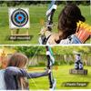 Kids Bow and Arrow Set LED Light Up Archery Toys Set for Kids Ages 4-8 8-12 with 10 Suction Cup Arrows Target & Quiver Boys