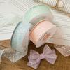 Gift Wrapping Bouquets Silk Ribbon 4cm DIY Decor Creative Chiffon Ribbon