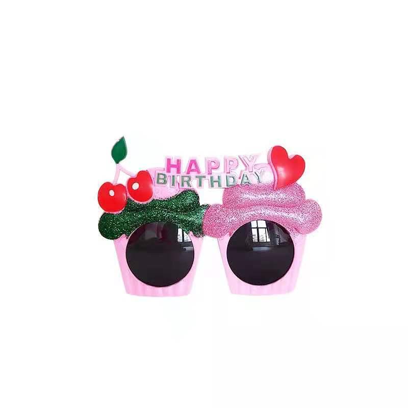 Kreative Geburtstags-Maskenball-Sonnenbrillen für Fotos - Lustige Sandburgen-Partybrillen, Neue Internet-Berühmtheiten Cool Shades