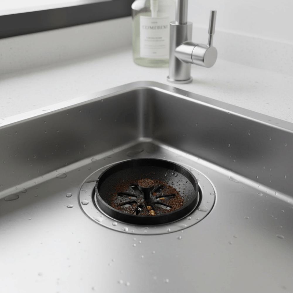 Återvinningsbar Plast Vattenkar Hålskydd Bärbart Kompakt Diskbänkshålskydd Säkert Material Två Typer Silverktyg Köksdiskho