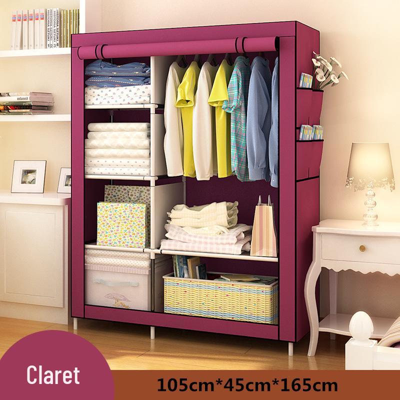 Compact Foldable Wardrobe for Dorms or Rentals: Easy Assembly & Layered Storage
