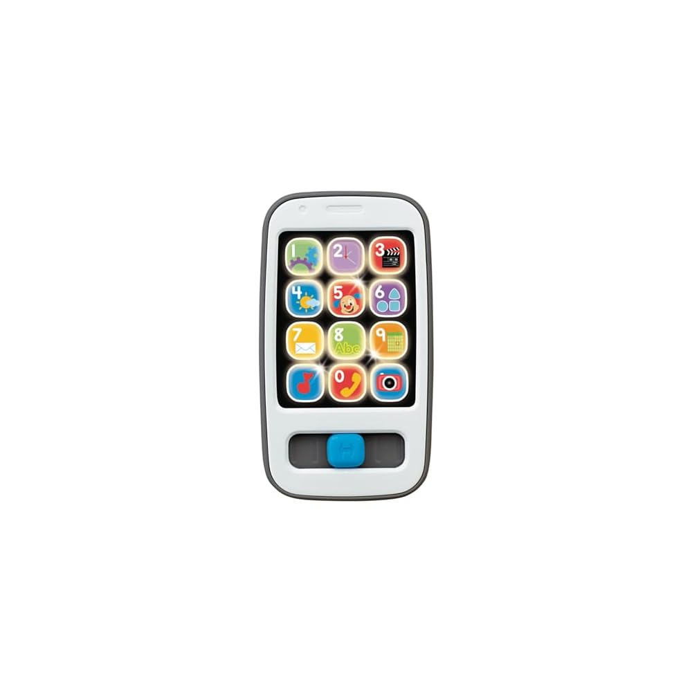 Fisher Price Bilingual Smart Phone Baby Toy Educational Learning Toy for Infants and Toddlers Gray