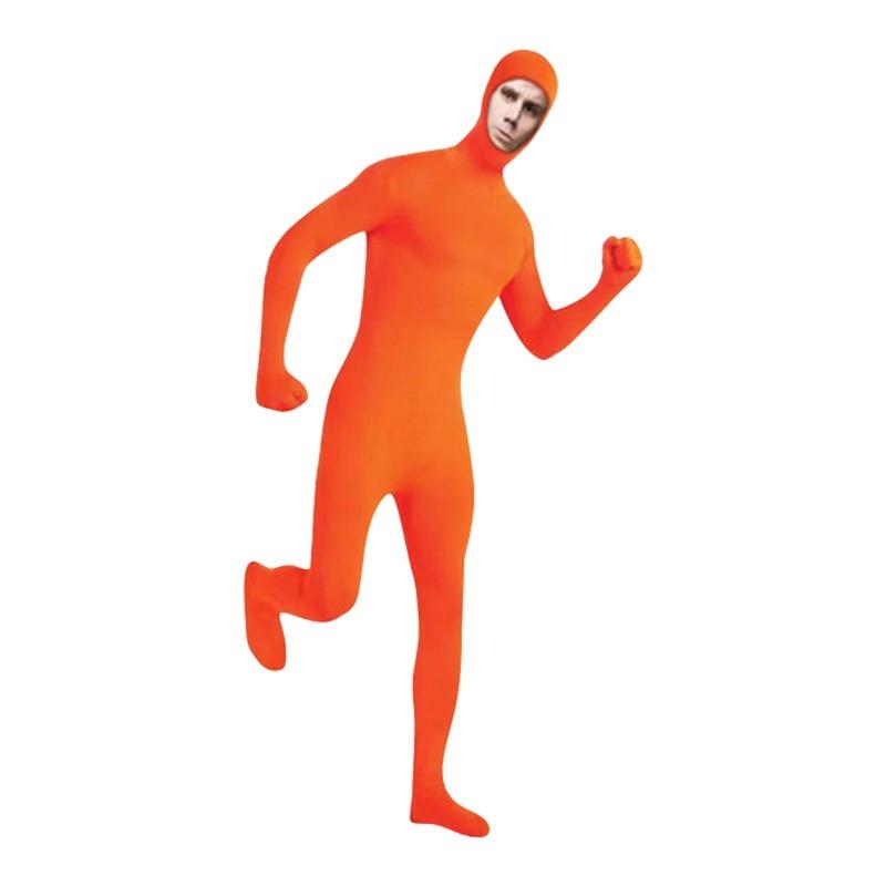 Halloween cos costume ninja invisible man tights showing face black man invisibility cloak performance costume performance costume