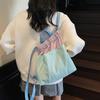 Summer new foreign style texture trend fashion personality small backpack 2025 simple women niche design backpack