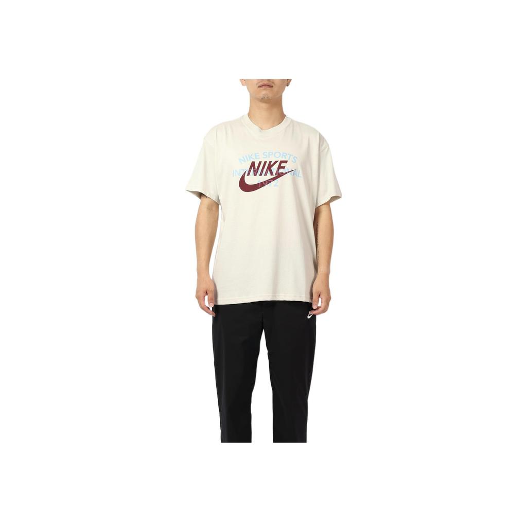 New Nike T Shirts Men Light Bone DR8007-072
