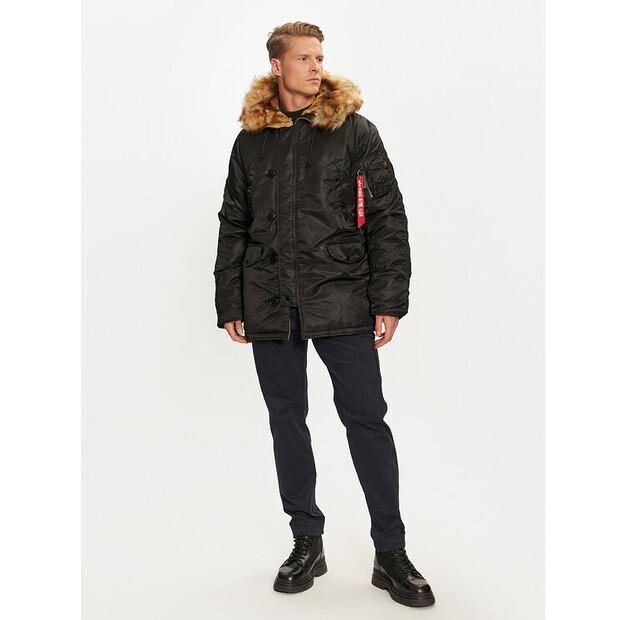 Winter Jacket Alpha Industries 103141, Black, Standard Fit