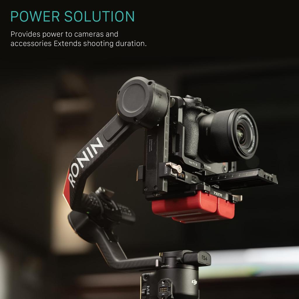 TILTA Power Plate for DJI RS 4 Pass-Through (TGA-PPP3)