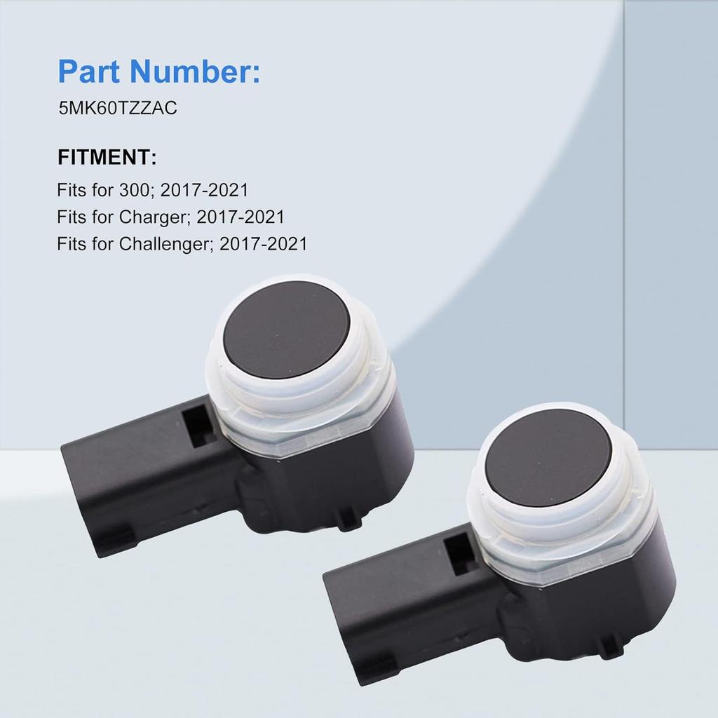 2X Park Assist Sensor 5MK60TZZAC Fits for 2017-2020 Dodge Charger Challenger, for Chrysler 300 Park Assist Sensor