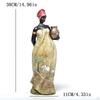 African Women Statue Collectible Sculpture Aesthetic Ornament Resin Human Figure Tribal Lady